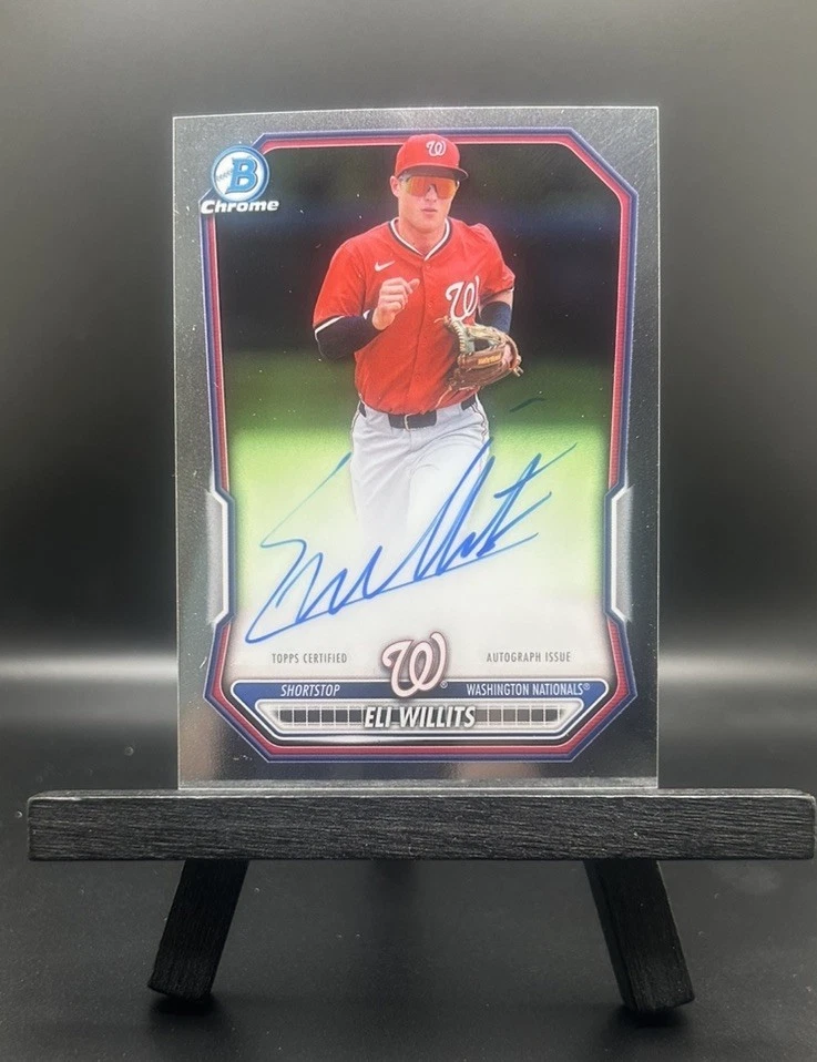 Bowman Washington Nationals Baseball Autographed Sports Trading