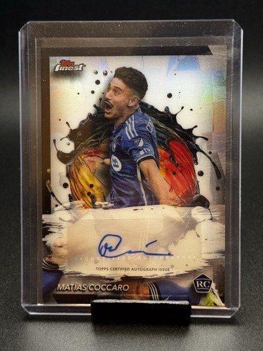 2024 Topps Finest MLS Matias Coccaro Refractor Auto
