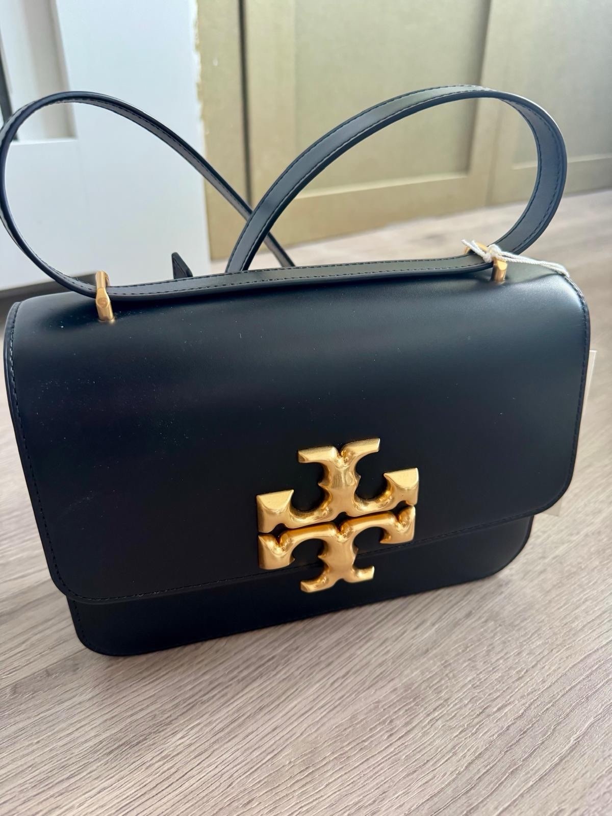 Luxury Tory Burch Black Leather Handbag - BNWT, RRP £790