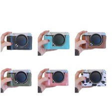 Elegant PU Leather Half Camera Case Bag Cover for XM5 Easy Battery Acceess