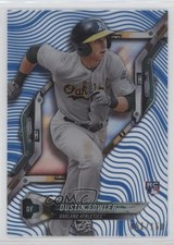 2018 High Tek Pattern 1 Waves/Diagonals Blue Rainbow Foil /150 Dustin Fowler 0e3