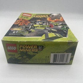 Lego Power Miners Mine Mech 8957 Boulderax  Set #2 green crystal dynamite 2009