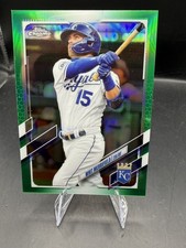 2021 Topps Chrome - Whit Merrifield #107 Green Refractor /99