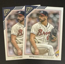 (2) Spencer Strider 2022 Topps Gallery ROOKIE #66 Lot - Atlanta Braves