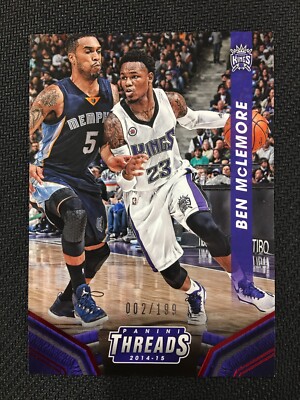 2014-15 Panini Threads #16 Ben McLemore Century Proof Red /199 Sacramento Kings
