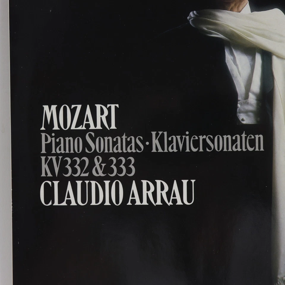 Mozart Piano Sonatas KV 332 333 Claudio Arrau Philips 1987 Vinyl LP 33 RPM Foto 2 de 4
