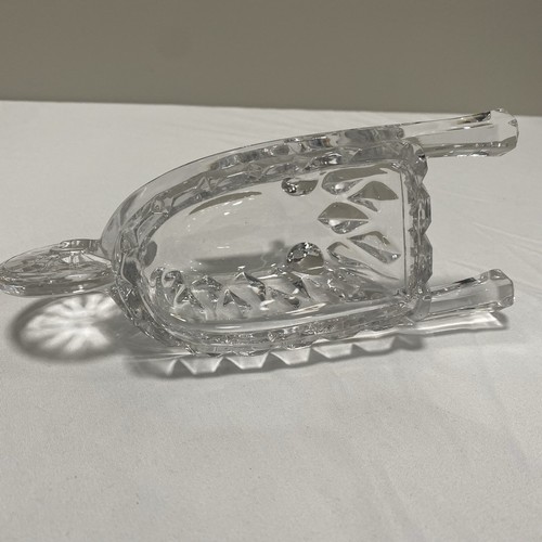 Vintage Mikasa Crystal Garden Gifts Wheelbarrow Condiment Dish Lead Germany - Picture 9 of 9