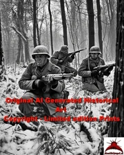 Battle of the Bulge - 8x10 AI-Generated Fine Art Prints - Limited Edition - 090