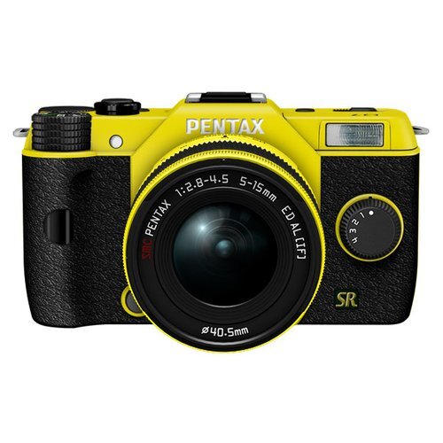 PENTAX Q7 Digital Camera Double Lens Kit Yellow Japanese English used - Picture 1 of 3