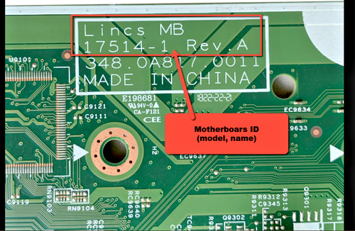 BIOS chip HP Pavilion Gaming Desktop 690 series, For MB: Lincs MB 17514-1 Rev.A - Picture 3 of 6