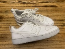 Nike Court Borough Low Recraft Kids Size 7Y Athletic Shoes DV5456 Triple White