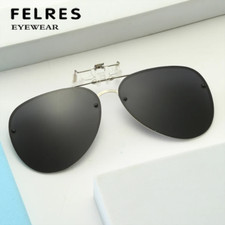 Flip Up Clip On Pilot Polarized UV400 Sunglasses Men Women Driving Shade Eyewear