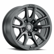 Icon Alloys Vector 5 Sat Blk -17 X 8.5 5 X 150 25mm 5.75 Bs Icon Alloys Vector 5 Sat Blk -17 X 8.5 5 X 150 25mm 5.75 Bs