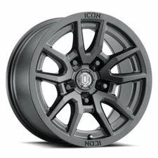 ICON ALLOYS VECTOR 5 SAT BLK -17 x 8.5 / 5 x 150 / 25MM / 5.75" BS