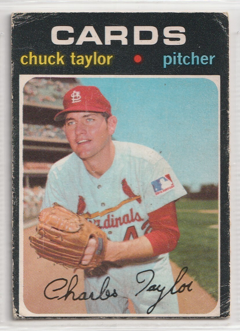 1971  O-Pee-Chee Baseball #606 Chuck Taylor  St. Louis Cardinals
