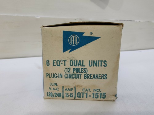 NEW QT1-1515 Siemens ITE Tandem Circuit Breaker 1 Pole 15 Amp 120V Plug In - Picture 3 of 7