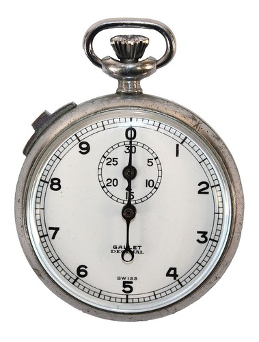 Vintage Pocket Timer Stopwatch Chesterfield Dolmy 1/5 Swiss. | eBay