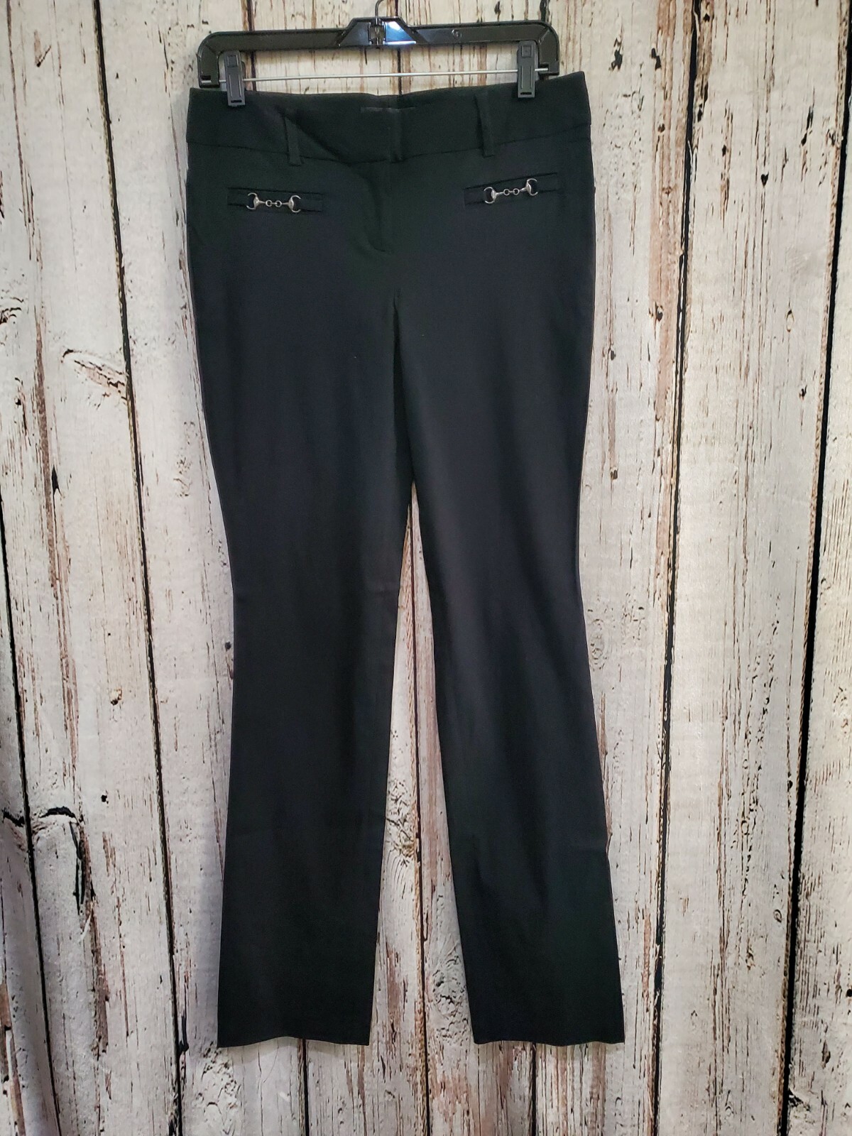 HHP Women's Size 6 Express Design Studio Slim Leg Black Dress Pants