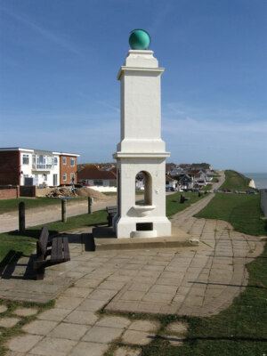 Foto 6x4 Meridian Denkmal Telscombe Klippen gebaut als Feier von Ge c2009