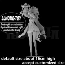 Gioco GS Layla simpatica ragazza sfera di cristallo resina stampa 3D figura GK modello fai da te