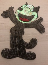Felix the Cat Sequin Iron-on Patch from 1995-1999 RARE