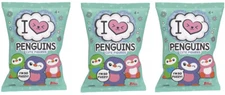 2022 Topps I LOVE FUZZY PENGUINS Lot of 3 Sealed Packs and 3 Matching Stickers