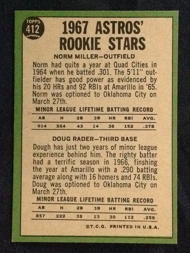 1967 Topps Scegli una carta Completa il tuo set EX-NM-MT Set Break #326-533 2/2025 - Foto 124 di 194