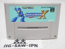Nintendo Capcom RockMan X  MegaMan Super Famicom SFC SNEC Tested from Japan