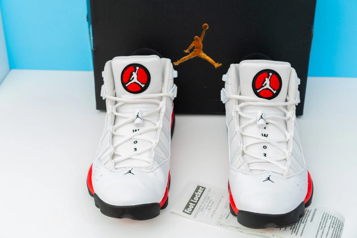 Nike Air Jordan 6 Rings White University Red 322992-160 Menu0026#039;s SZ 11  foot locker | eBay