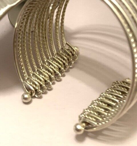 Cuff Bracelet Stack Boho Western Bangle Set 2 Rod… - image 16