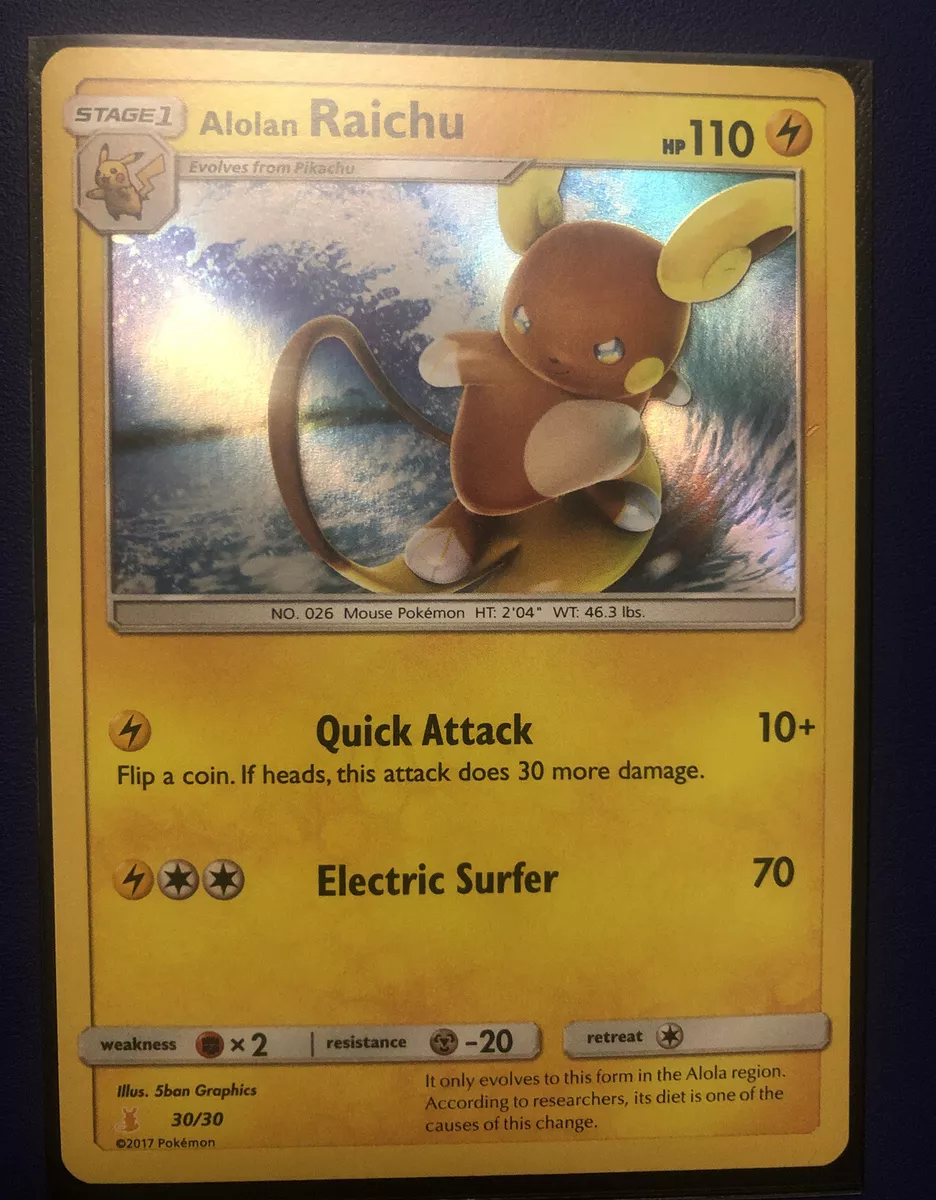 Pokémon Sun & Moon - Raichu com forma Alola