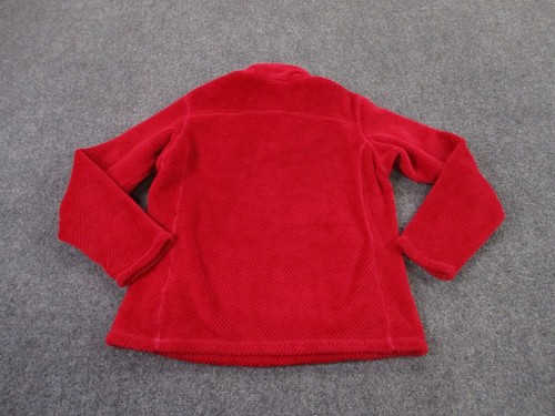 Patagonia Jacket Girl L 12 Pink Snap T Fleece Fuzzy Sweater Outdoor Logo Hiking - Picture 8 of 9