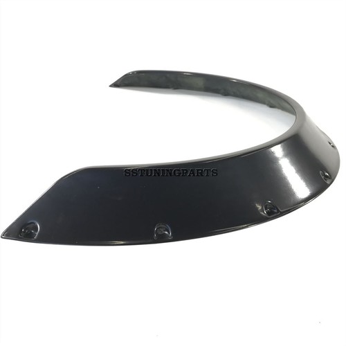 75mm Wide Universal Fender Flares Wheel Arch Extension Arches Trims JDM Set RUL - Picture 11 of 12