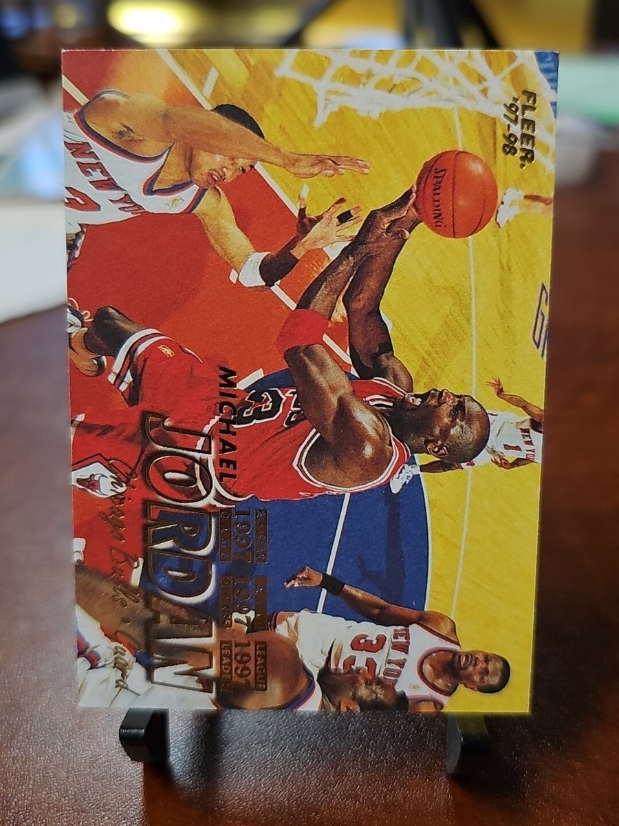 Michael Jordan 97-98 Fleer #23 Basketball Card The Last