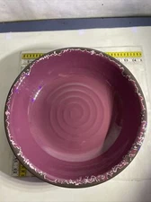 New Open Box Rustic Red Melamine Serving Bowl 13.5” GA20