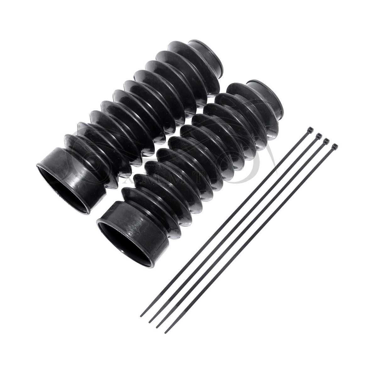 Honda CG 125 Front Fork Rubber Gaiters – 27mm, Black Dust Boots For Fork Seals