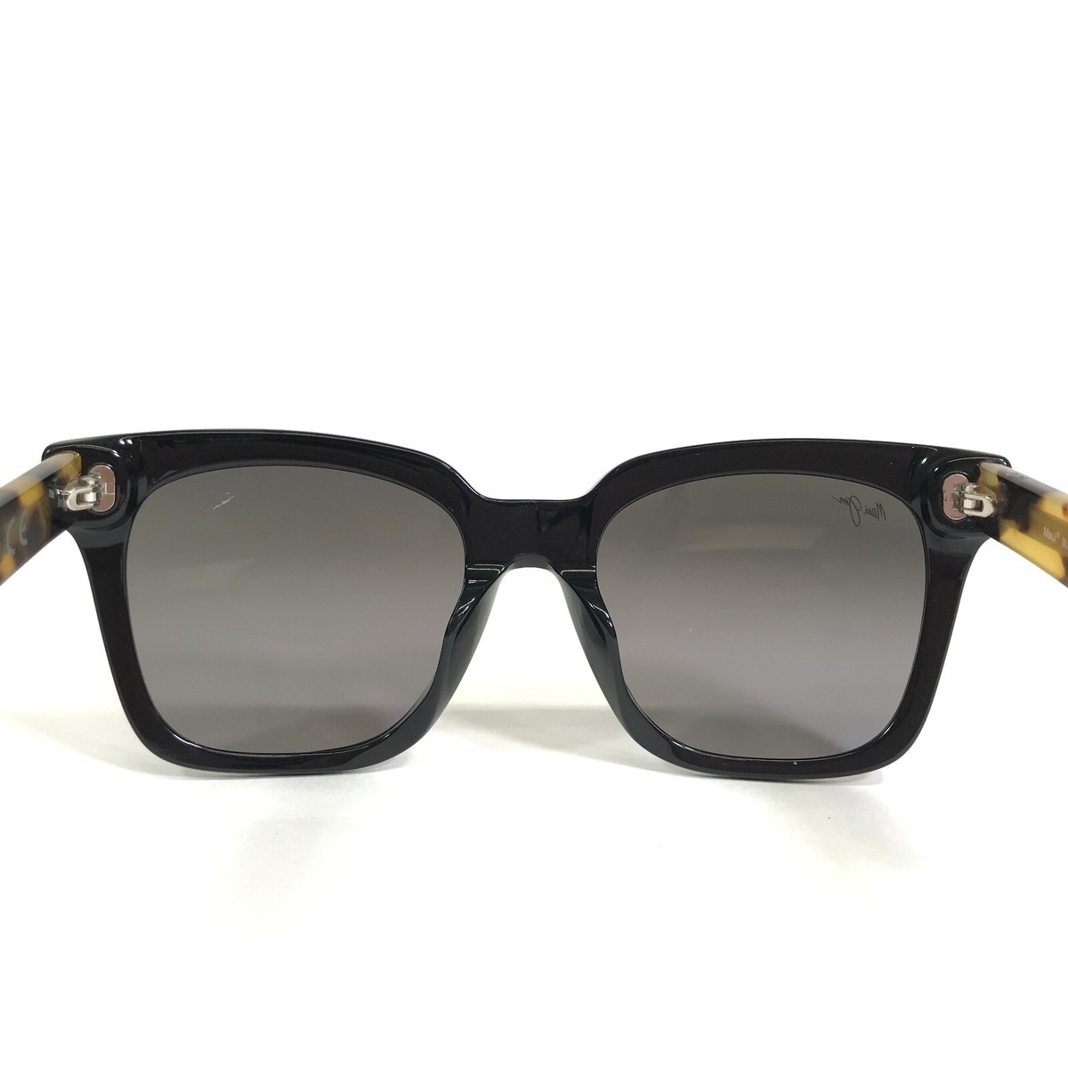 Maui Jim Sunglasses Heliconia MJ739-02B Black Tortoise with Neutral Gray Lenses Maui Jim Heliconia GS739-02B Gloss Black w/Tokyo Tortoise  main image 4