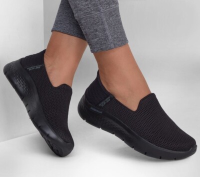 SKETCHERS WIDE FIT Damen Slipper ohne Hände einfache Slipper Komfort GW Schuhe - UK 3-8