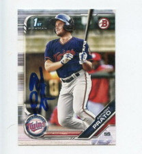 ANTHONY PRATO SIGNED 2019 BOWMAN DRAFT BASEBALL CARD AUTO