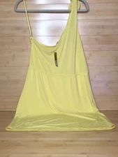 gianni bini dress lemon zest sun dress  size large