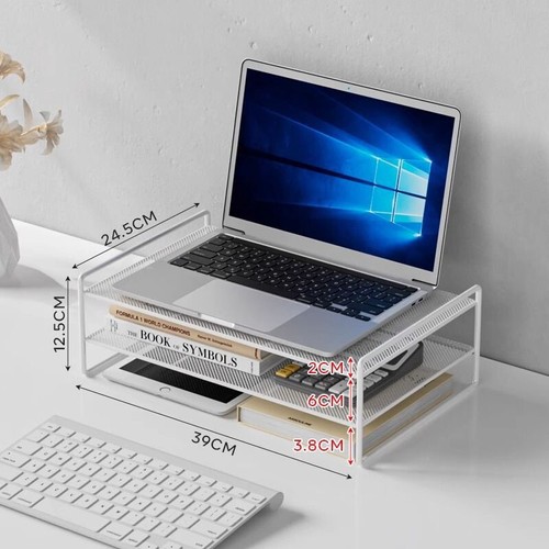 Computer Monitor Riser Holder Laptop Cooling PC Screen Stand Bracket Desktop - Picture 17 of 22