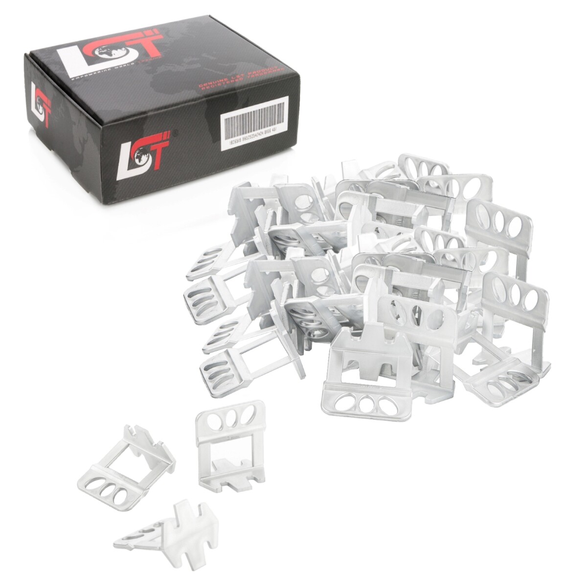300x Pull tab laying tabs 2mm leveling system for tiles