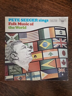 PETE SEEGER sings Folk Music of the World VINYL