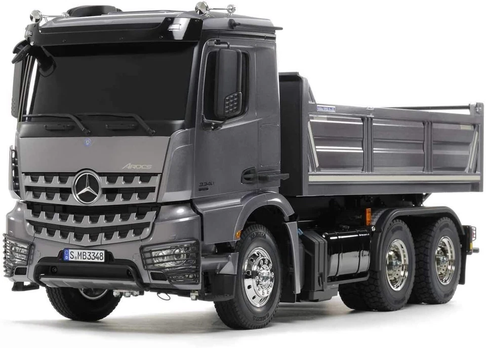 New Tamiya 1/14 R/C Mercedes Benz AROCS 3348 6X4 Tipper Dump Tractor Truck 56357 - Image 2 of 4