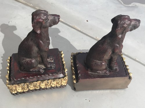 1997 CBK Ltd. Pair of  Labradors Retrievers Bookends Dogs Labs - Picture 2 of 5