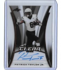 2020 Leaf Trinity Clear PATRICK TAYLOR JR. Bronze Foil Auto RC Packers RB