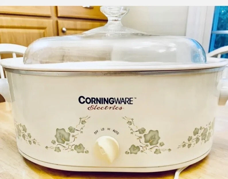 CorningWare Electrics 5.5 qt Crock Pot Slow Cooker Callaway SCO-150 EXC