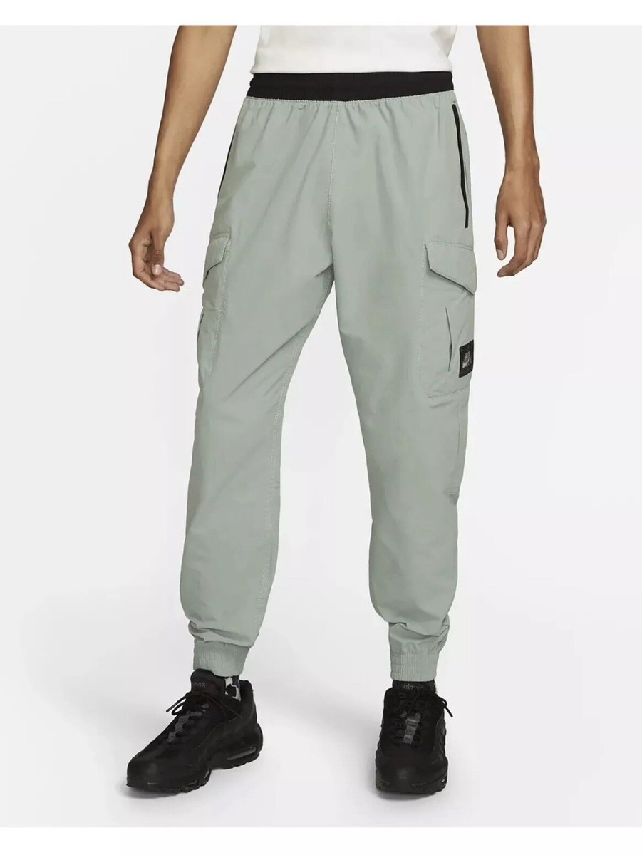 nike air max woven cargo pants grey