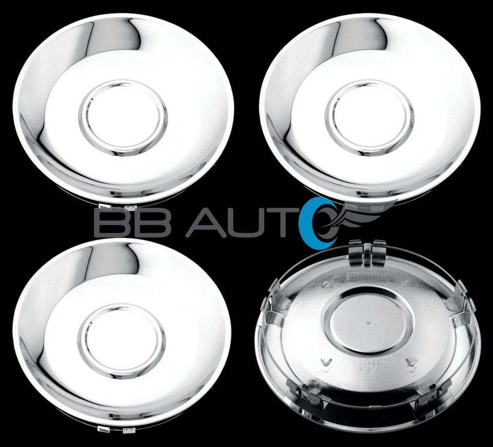 NEW Set of 4 Chrome 19" Wheel Hub Center Caps for 2005-2008 Chrysler Pacifica - Image 2 of 4