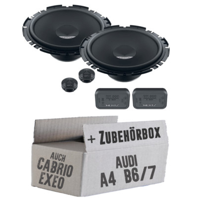 Audi A4 B6 B7 Seat Exeo Front Heck- HERTZ 16cm LAUTSPRECHER Tür vorne hinten SET